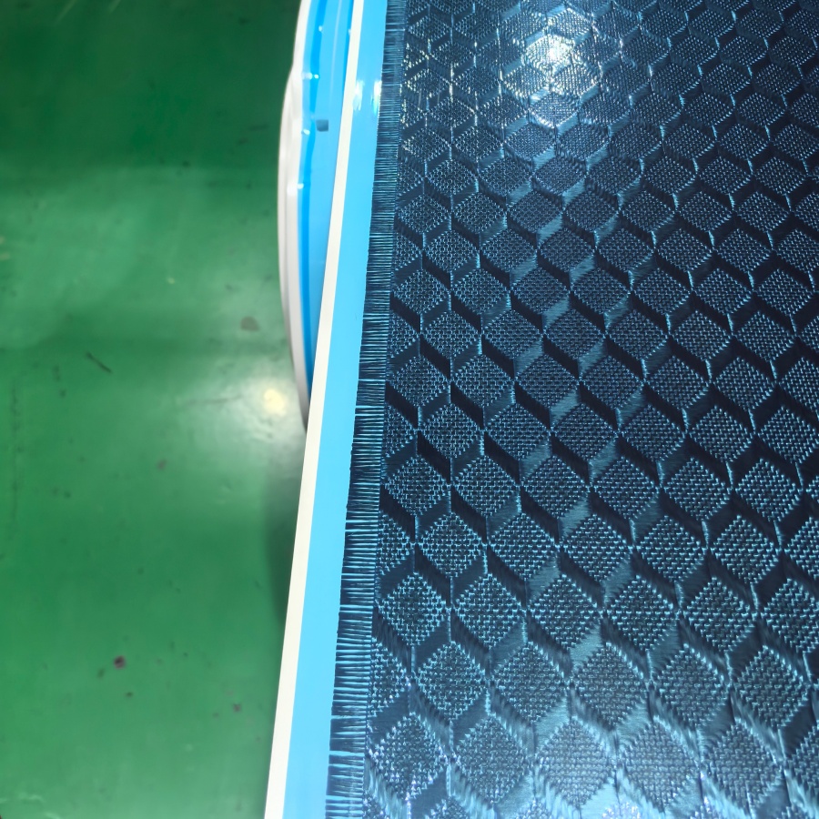 240gsm Cubic Jacquard Carbon Fiber Fabric Prepreg