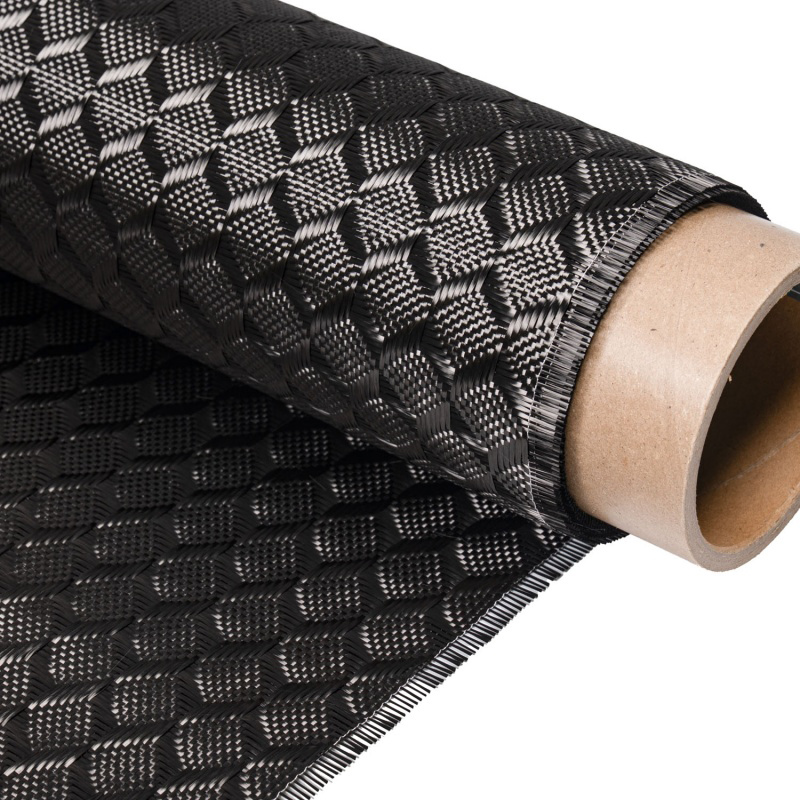 240GSM Cube Jacquard Carbon Fiber Fabric