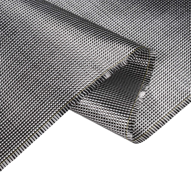 200GSM Glass Fiber & Carbon Fiber Hybrid Plain Fabric