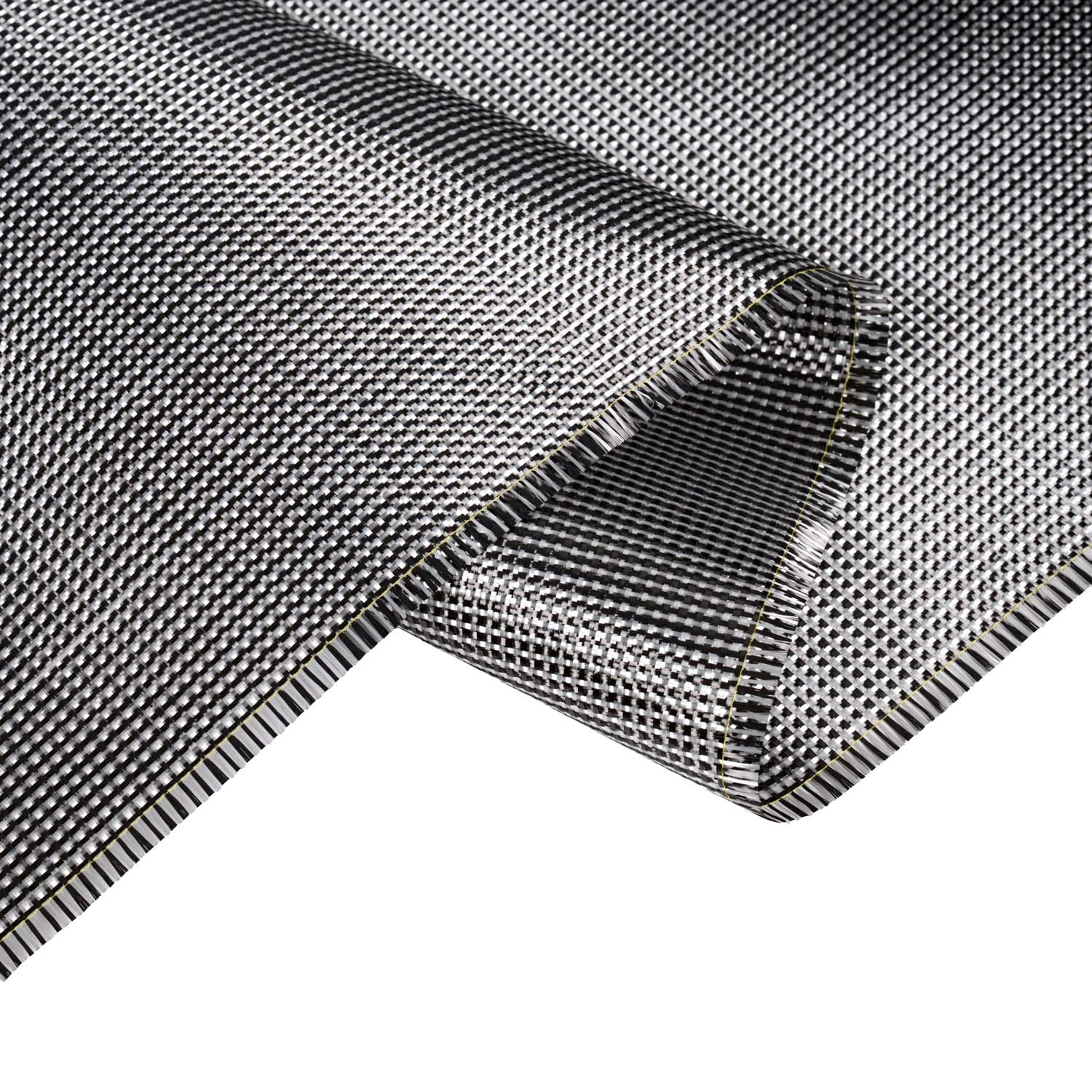 200GSM Glass Fiber & Carbon Fiber Hybrid Plain Fabric