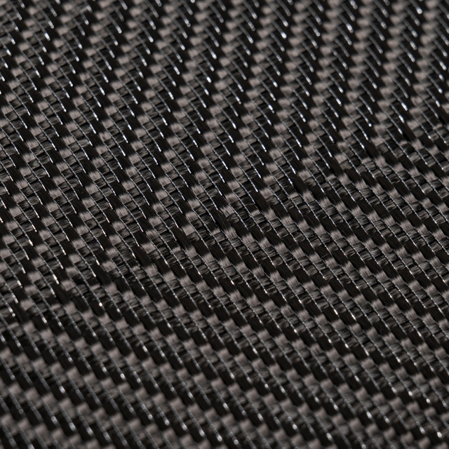 280GSM Herringbone Silver Carbon Fiber Hybrid Fabric