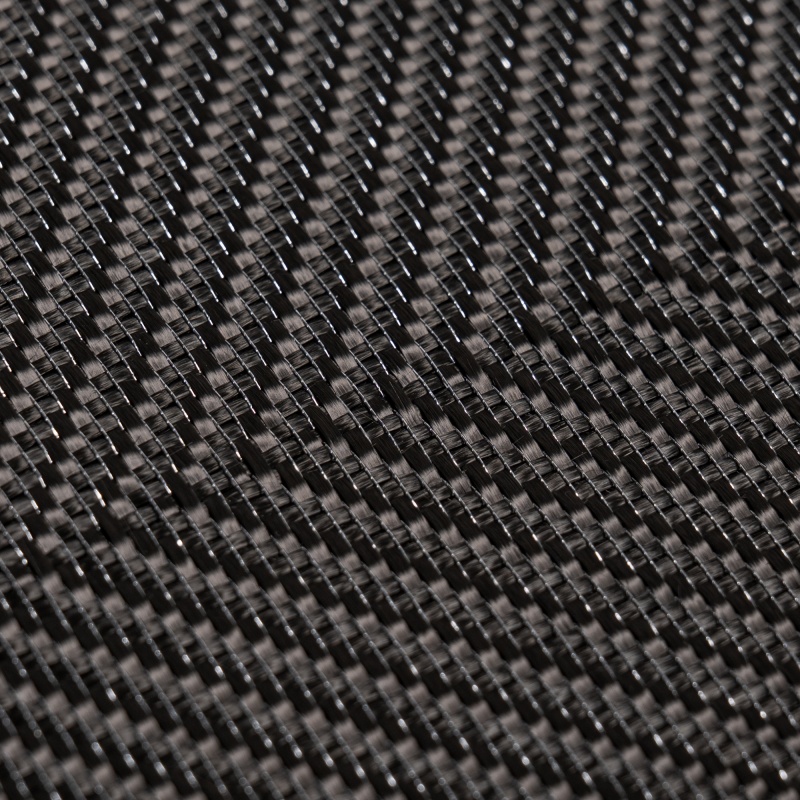 280GSM Herringbone Silver Carbon Fiber Hybrid Fabric