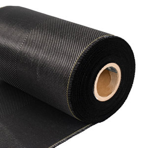 280GSM Herringbone Silver Carbon Fiber Hybrid Fabric