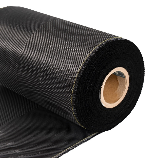 280GSM Herringbone Silver Carbon Fiber Hybrid Fabric