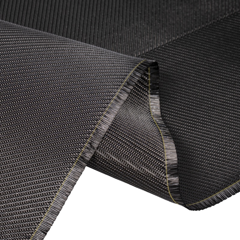 280GSM Herringbone Silver Carbon Fiber Hybrid Fabric